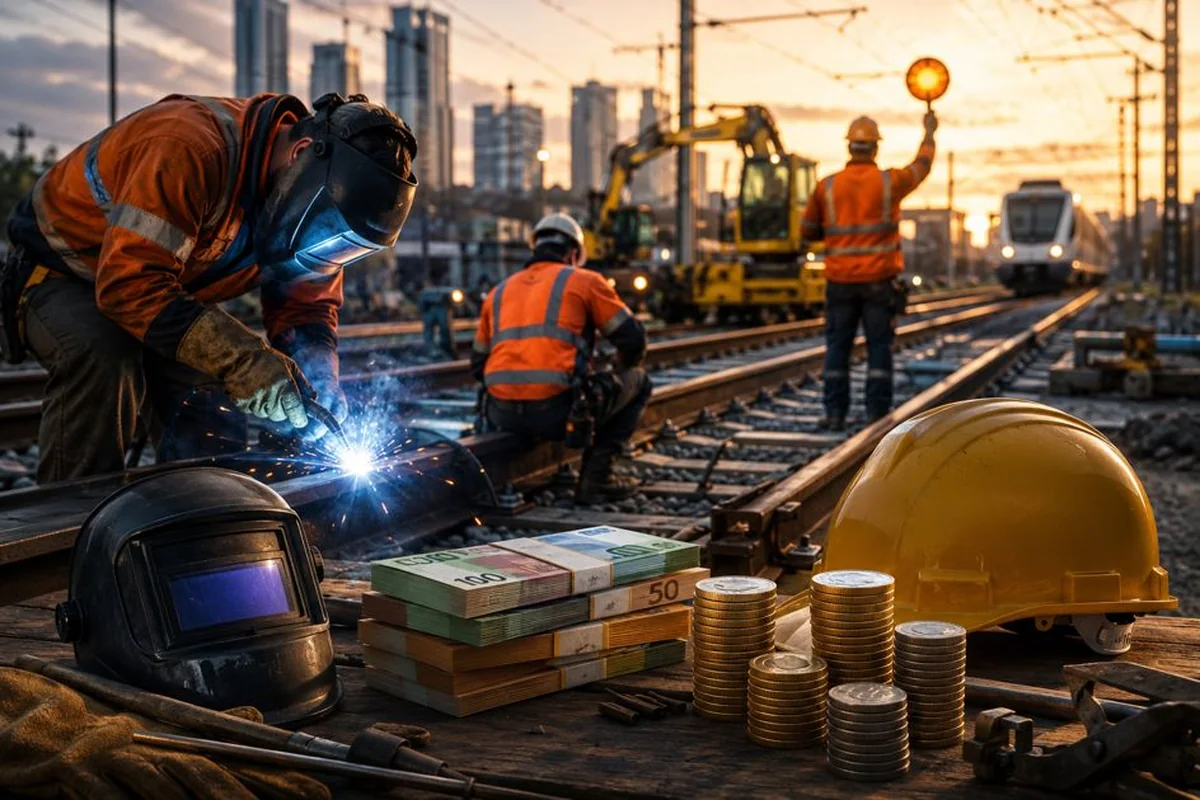 M&eacute;tiers ferroviaires accessibles avec le SECUFER et leurs niveaux de r&eacute;mun&eacute;ration