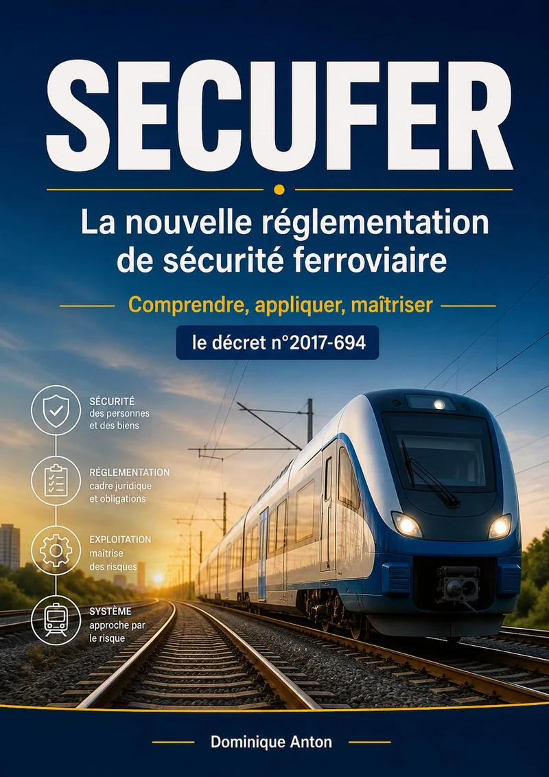 Couverture du livre SECUFER : La nouvelle r&eacute;glementation de s&eacute;curit&eacute; ferroviaire par Dominique Anton